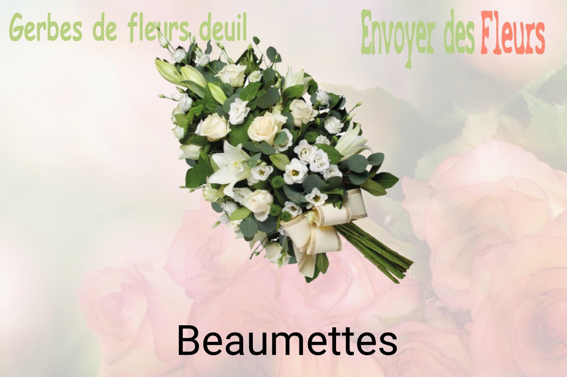 Gerbe de fleurs de deuil livrée à Beaumettes